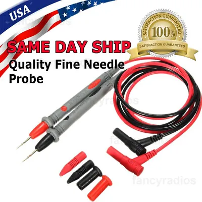 $4.49 • Buy Digital Multimeter Meter Universal Probe Wire Cable Test Leads High Quality