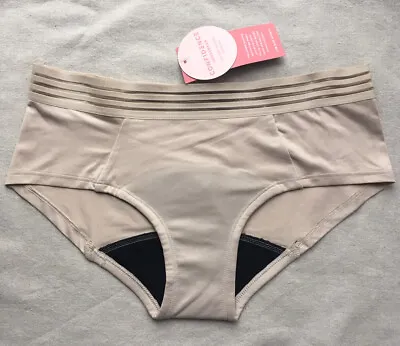 Marks & Spencer M&S Confidence Light Leak Beige Low Rise Shorts Knickers 10 38 S • £12.99