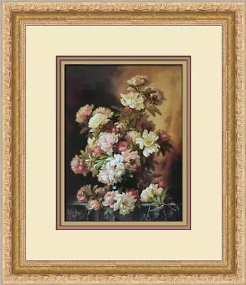 Paul De Longpre Wild Roses Custom Framed Print  • $65