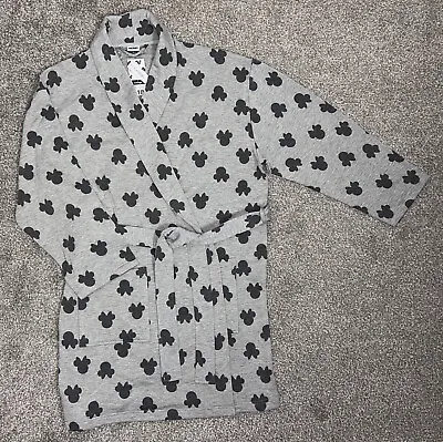 Bnwt George @ Asda Minnie Mouse Thin Grey Dressing Gown Size M Rrp £18 Sold Out • £9