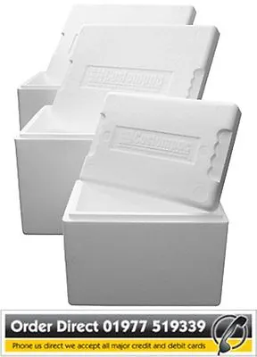 POLYSTYRENE BOX - COOL BOX - FISH BOX - HoCo BOX - VARIOUS SIZES AND PACK Q'TIES • £377.73
