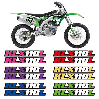 For 2011 Kawasaki KLX110L Motorcycle Swing Arm Decal Sticker Graphics Kit 2pcs • $8