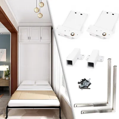 High Quality Kits Diy Bed Hinge White Wall Bed Mechanical Springs Hardware Kits  • $71.82