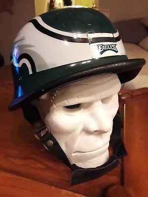 $209.99 • Buy Philadelphia Eagles Motorcycle Helmet RARE CUSTOM ONE OF A KIND Super Bowl Hat