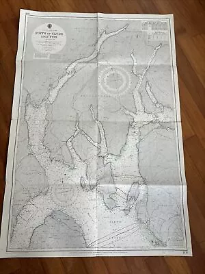 Admiralty  Fathom Chart (Firth Of Clyde - Loch Fyne) No 2131 • £19.99