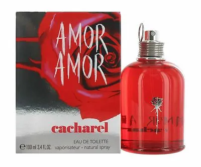 Cacharel Amor Amor 100ml Eau De Toilette Spray For Women - New • £32