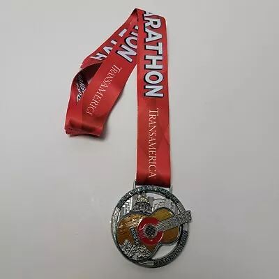 2016 Guitar Rock N Roll Denver RNR Half Marathon Run Race Finisher Medal 10.16 • $25