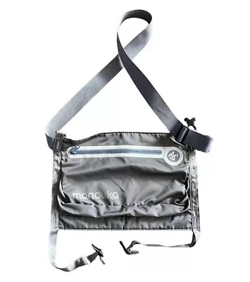 Manduka Go Play Yoga Mat Fanny Pocket Bag + Mat Carrier One Size Gray *Bag Only* • $20
