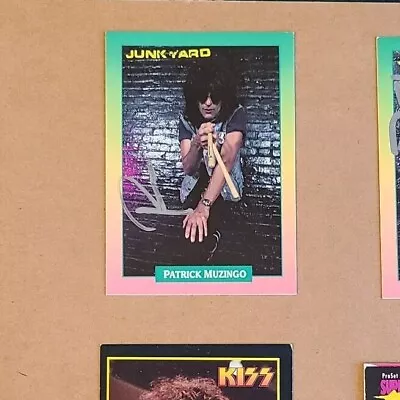 Autographed Trading Cards Stickers Rock Metal Lot 5 Junyard Kiss Guns Lita Crue • $31