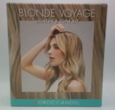 MOROCCAN OIL - Blonde Voyage Lighten & Tone Kit - PowderCreamShamp&Cond - New • $15.95