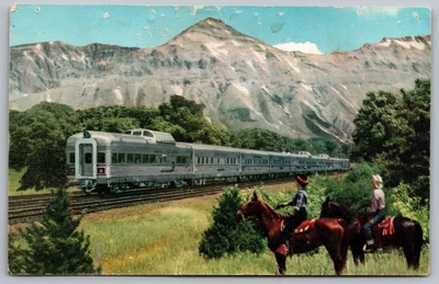 $7 • Buy American Midwest Denver Zephyr Railroad Train Scenic Landscape DB WOB Postcard