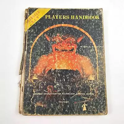 Advanced Dungeons & Dragons D&D Players Handbook 1978 1980 Masters SEE PICTURES • $25.74