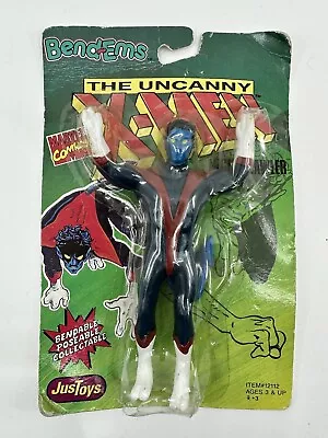 1991 JUST TOYS BEND-EMS MARVEL THE UNCANNY X-MEN NIGHTCRAWLER Vintage • $7.85