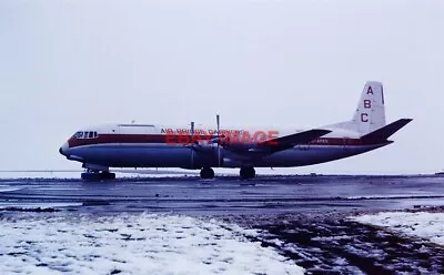 Photo  G-apes Vickers Vanguard 953c Air Bridge Carriers Coventry Airport 22-12-1 • $1.55
