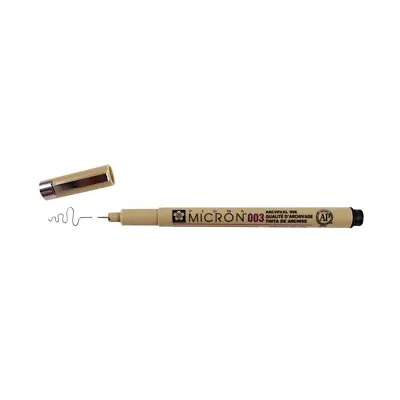 Sakura - Pigma - Micron - 003 / .15mm - Black - Qty 1 Pen • $7.45