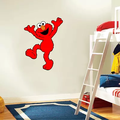 Elmo Cartoon Vinyl Wall Decor Sticker Decal 19'' X 25'' • $19.80