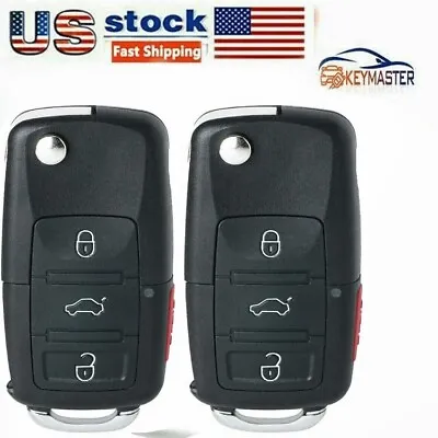 2X Replacement Keyless Remote Key Fob For Volkswagen VW 2011-2016 Jetta Golf 4B • $29.99