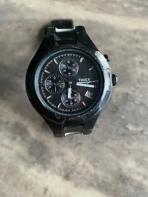 Timex Men's Chronograph Watch - Black • $15