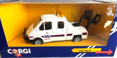 £9.50 • Buy 1986 CORGI [5  Long] FORD TRANSIT  RAC  RECOVERY/RESCUE TRUCK MINT/BOXED C674/5