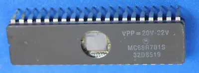 Mc68a701s Motorola Ic Microcomputer(mcu) W/eprom 8-bit Nos Ceramic • $29.95