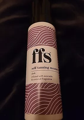 FFS Self-Tanning Mousse DARK 200ml Self Fake Tan NEW *Fast Combine P&P Available • £5.99