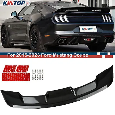 Rear Trunk Spoiler Wing For 2015-2024 Ford Mustang Coupe GT Style Carbon Fiber • $63.99