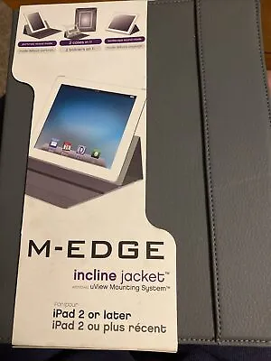 M-Edge Incline Gray Jacket For IPad 2 Or Later (PD3-IN1-MF-DGY) • $11.40