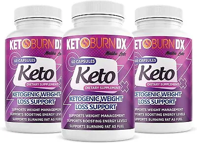 Keto Burn DX Advanced Formula Made In The USA (3 Bottle Pack) 90 Day Supply • $34.72