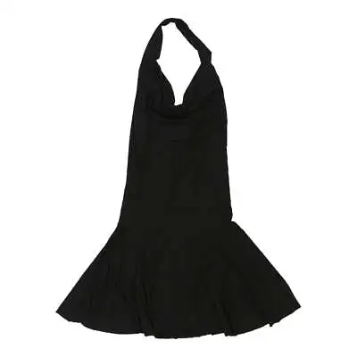 Unbranded Halterneck Dress - Medium Black Viscose Blend • £24.70