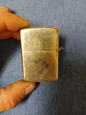 1967 Zippo Lighter Stamped Vietnam 67-68 • $140