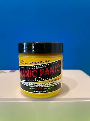Manic Panic Vegan Semi Permanent Hair Dye Color Cream Sunshine 4oz  Sealed • $10.90