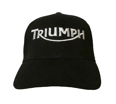 Triumph Motorcycle Logo #2 Embroidered Baseball Hat OSFA Or Flex Fit • $19.99