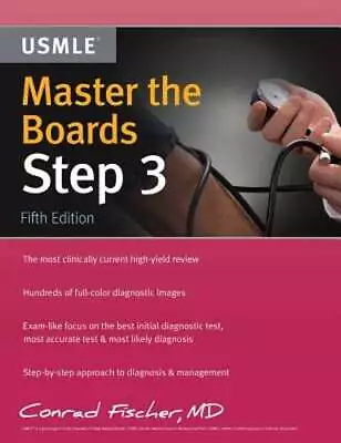 Master The Boards USMLE Step 3 By MD Fischer Conrad: Used • $10.24