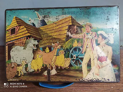 Rare Old Eagle Brand Walt Disney Marry Poppins Movie Advertising Lunch Box. • $319.50