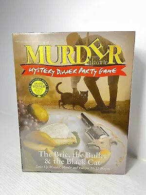 Murder Ala Carte-The BrieBullet & The Black Cat Mystery Dinner Party-New/Sealed • $28.89