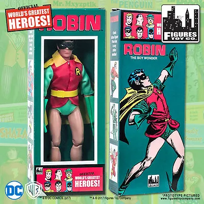 DC Comics Removable Mask Robin 8 Inch Action Figure In Retro Style Retro Box • $26.98