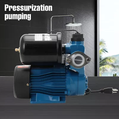 Automatic Self Priming Water Pressure Booster Pump Iron & Copper 110V/60HZ 300W • $109.01