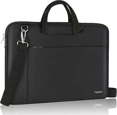 Ferkurn Laptop Bag 17 17.3 Inch Computer Case Sleeve With 17 Inch Black • £31.38
