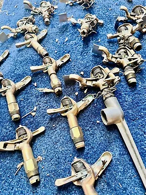 Lot Of  18 Vintage Brass Lawn Sprinklers Rainbird P-J  + #25 + #20 • $205