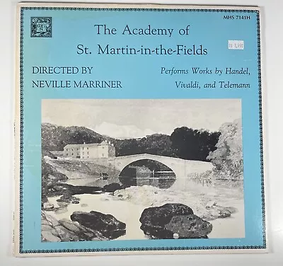 Handel Vivaldi Telemann Vinyl Record LP Neville Marriner The Academy St. Martin • $6