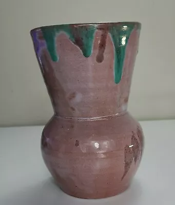 Monticello VA Pottery Drip Glaze Vase 7.5  • $5.99