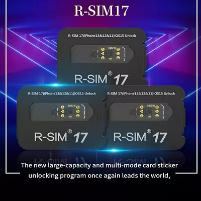 2022 R-SIM17 Nano Unlock Card For IPhone 13 12 11 X XR On IOS 15 • $12.90