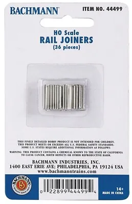 Bachmann 44499 - 36 X Fishplates (Track Joiners) Code 100 Track 00 Gauge PLUSPOS • £8.29