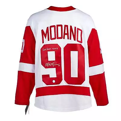 Mike Modano Detroit Red Wings Signed & Dated Last Game Fanatics Jersey • $349.72