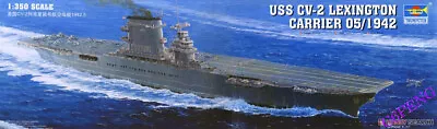 Trumpeter 05608 1/350 U.S.Navy Aircraft Carrier CV-2 Lexington 05/1942 • $196.02