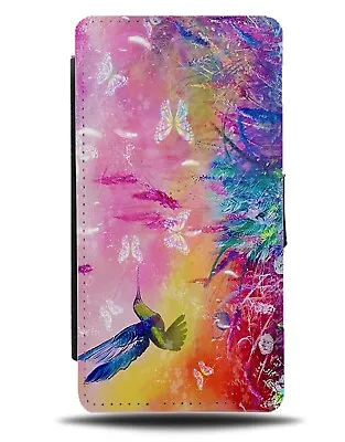 Watercolour Fairies Painting Flip Wallet Case Portrait Fairy Magic Birds AW54 • £19.99