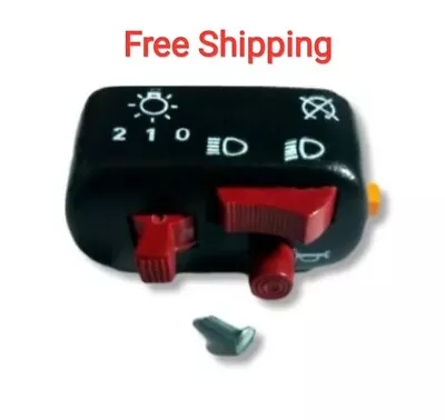 Vespa 12V Light Horn Dipper & Engine Cut Off Switch VBB Super Sprint 150 • $14.49