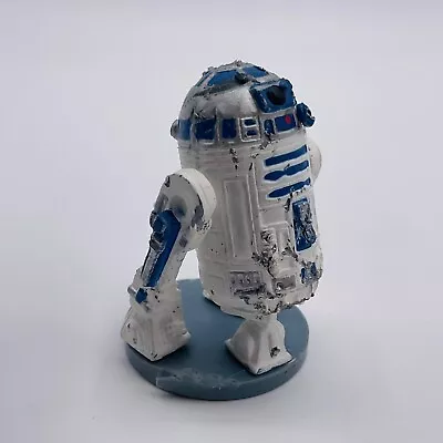 VTG Star Wars R2 D2 Action Figure Toy PVC 2” Cake Top Applause 1995 ***READ FLAW • $4.85