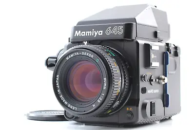 【NEAR MINT】 Mamiya M645 Super AE Finder Film Camera + Sekor C 80mm F2.8 N Japan • $629.99