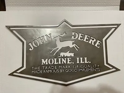 John Deere Farm Equipment 1930 Metal Sign Vintage Style Tractor Wall Decor Gift • $55